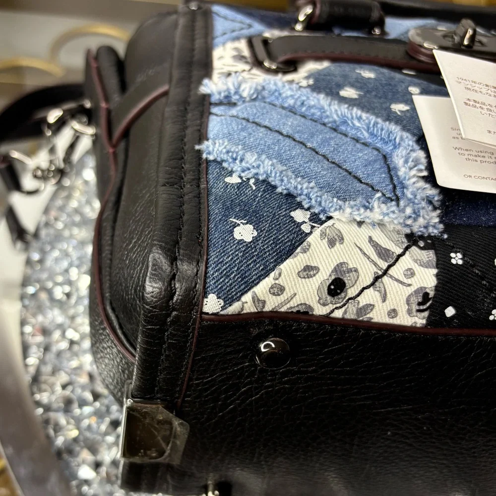 Coach 2016 Swagger 27 in Canyon Quilt Denim Satchel NWT - Picture 15 of 17